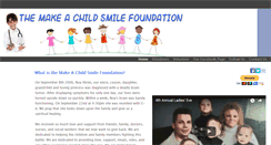 Desktop Screenshot of makechildrensmile.org